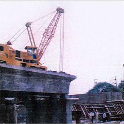 स्टील गार्डर्स की स्थापना (DMRC SEELAMPUR SITE)