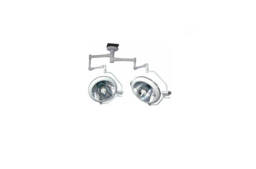 Double Dome Ot Light - 1+1 Fiber Model Deluxe, 125000+ Lux Intensity, 24v-150w Halogen, 20" Dome Area, Diachronic Reflection, 4300k Colour Temperature