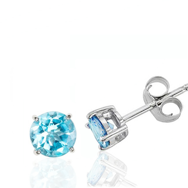 Wedding Silver & Diamond Earrings