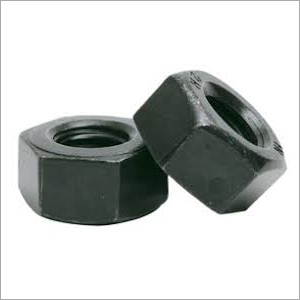 Heavy Hex Nuts - Steel M10 Metric 8.8 Grade | Black Oxide Finish, Bulk Pack of 100
