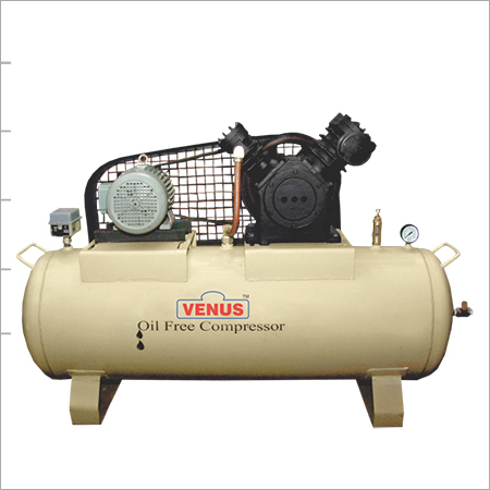 Yellow Reciprocating Air Compressor