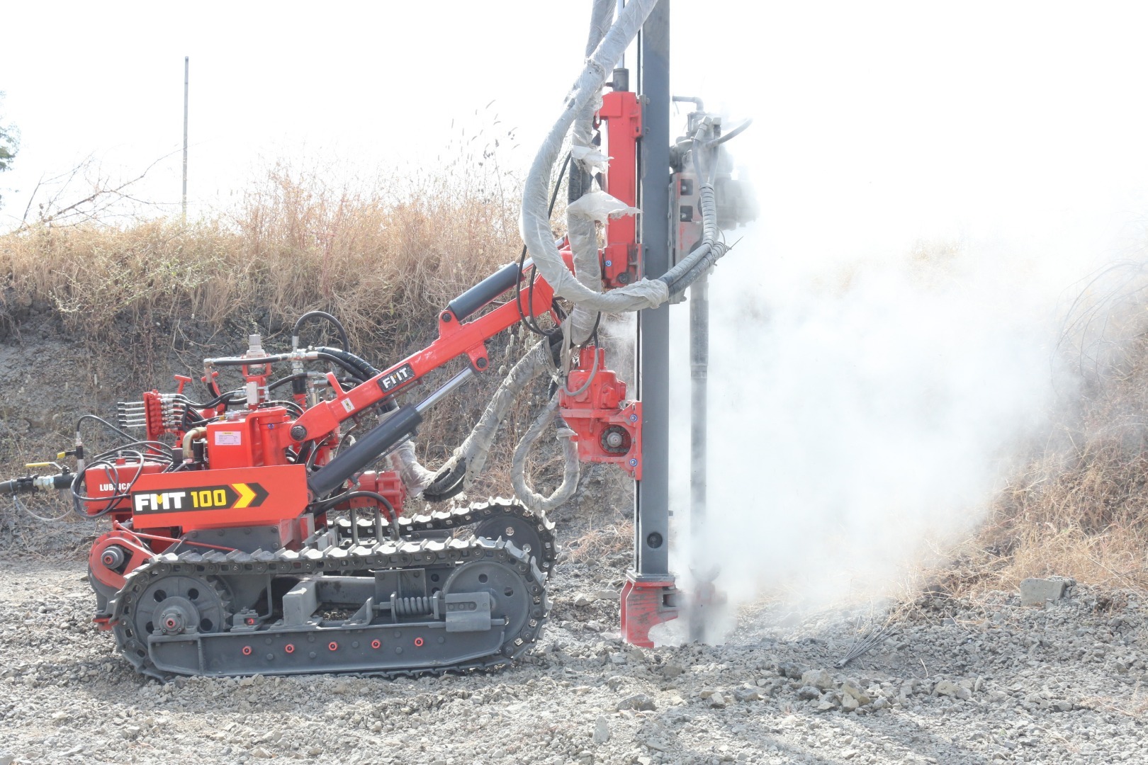 Fmt 100 Pneumatic Crawler Drill