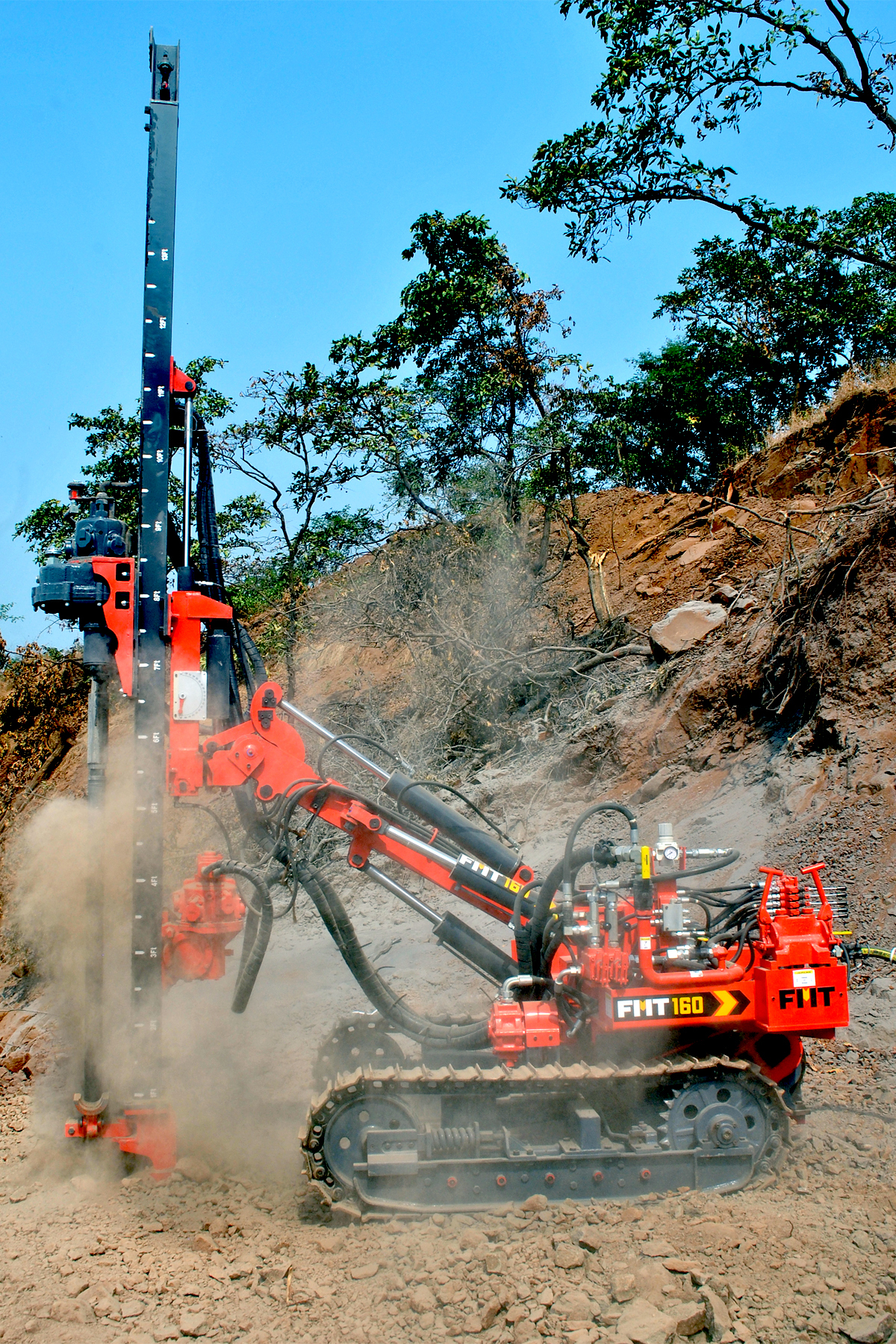 Fmt 160 Pneumatic Crawler Drill Machine