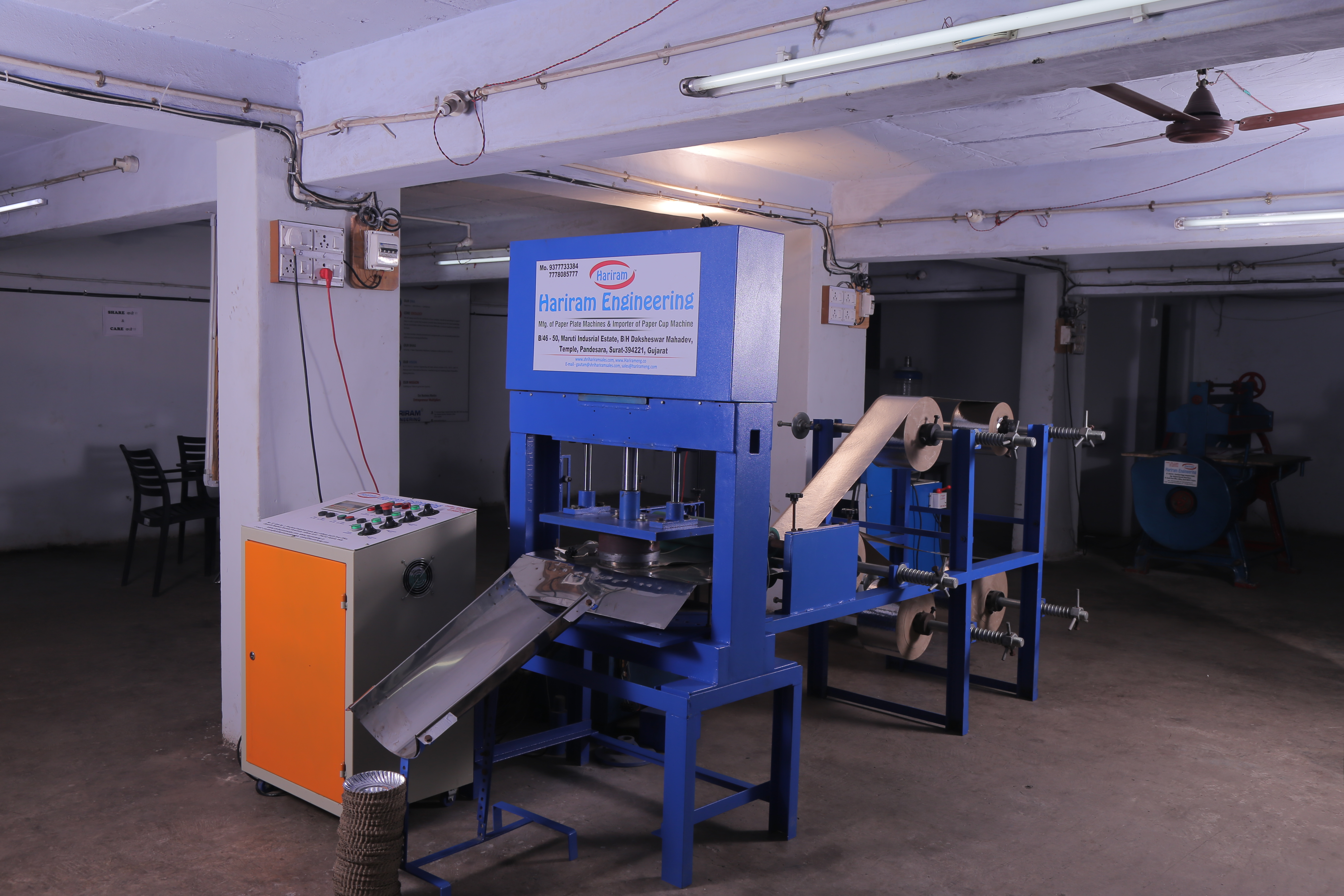 Automatic Disposable Plate Making Machine - 400kgs Approx, 10x5x6 Feet | Plc Control System, Efficient Production