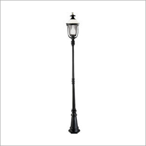 Park Lamp Pole - Ms Material, 3 Foot Height , Green Color, Single Phase Power Supply, 220 To 240 Volt Outdoor Use