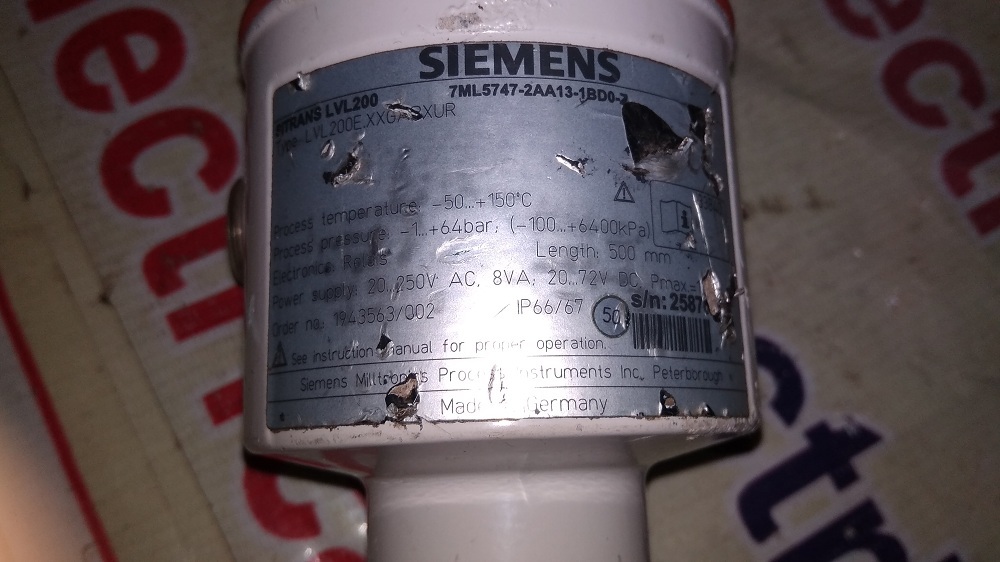 Siemens Digital Interface Level Measurement 7ml5747-2aa13-1bd0-z