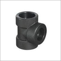 Black Socket Weld Pipe Tee