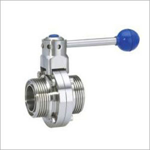 सिल्वर थ्रेडेड बुलरफ्लाई वाल्व