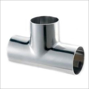 Steel Pipe Tee - Stainless Steel AISI 304/304L & 316/316L, 1/4" To 6" OD, Silver Finish | Customized Thickness, 6-1 Year Warranty