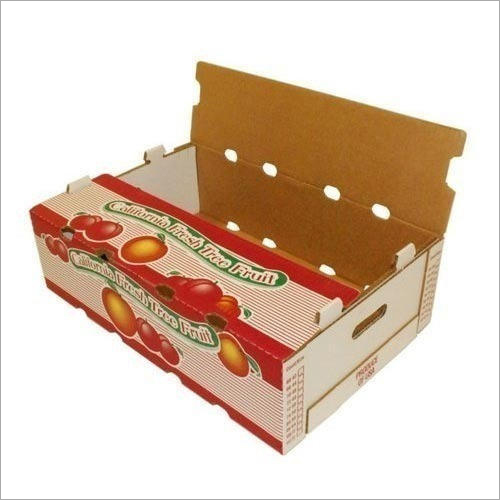 Multicolor Printed Fruit Packaging Corrugated Box