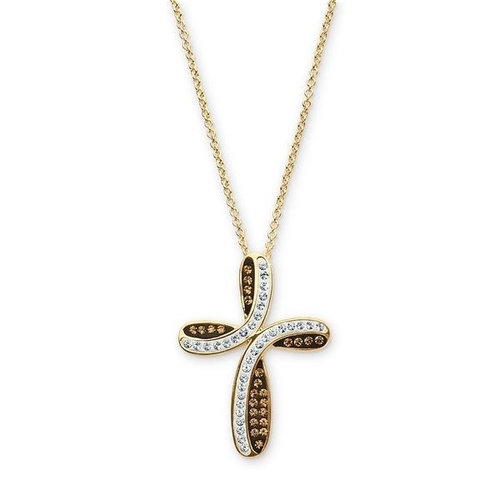 Hip Hop Necklace & Pendant - Bronze & 18k Yellow Gold Over Bronze, Customized Design, Occasion: Anniversary, Engagement, Gift, Party, Weight: 7.38g