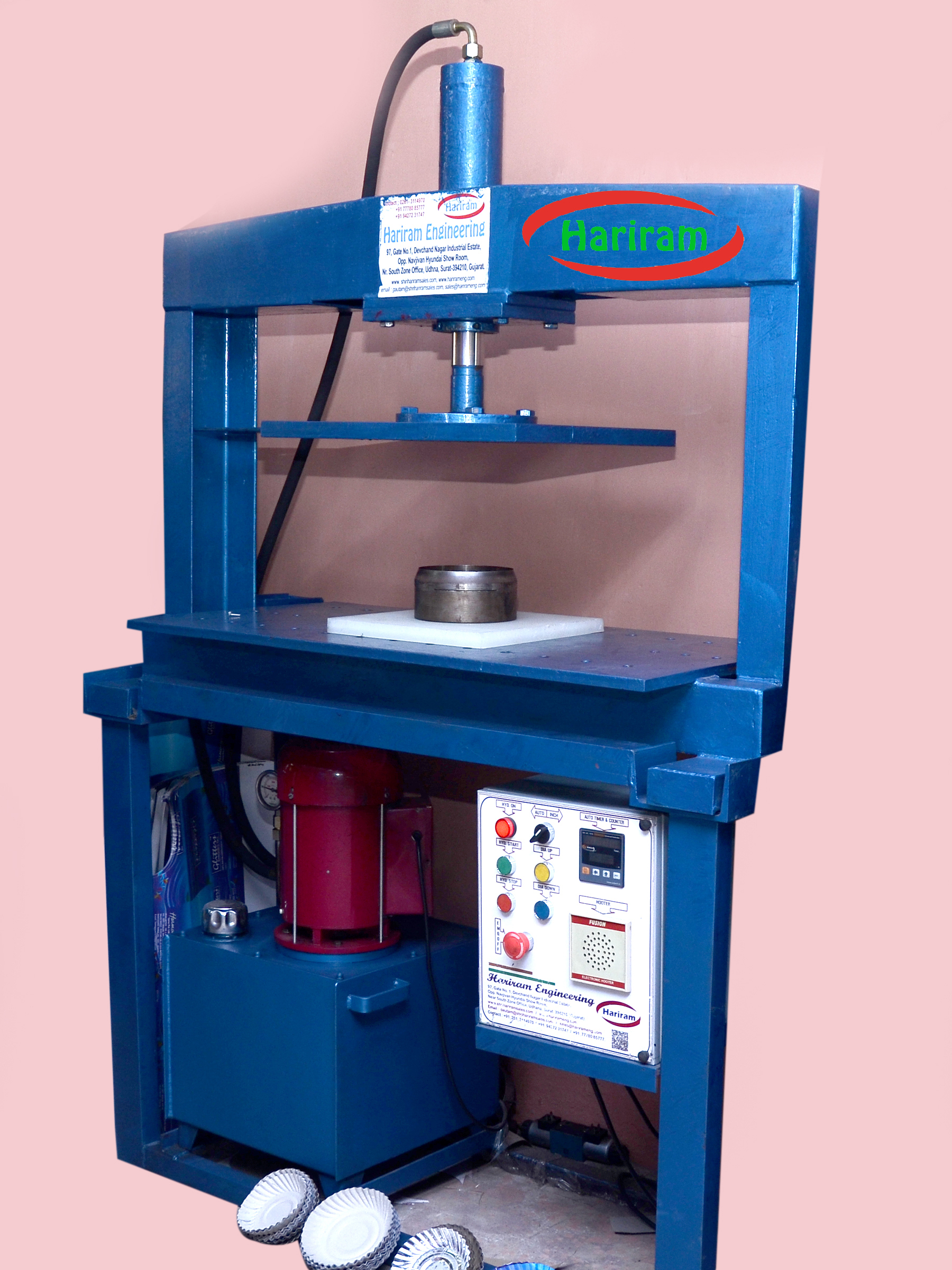 Auto Hyd. Paper Plate Making Machine Dimension(l*w*h): 2*4*5.5 Foot (Ft)