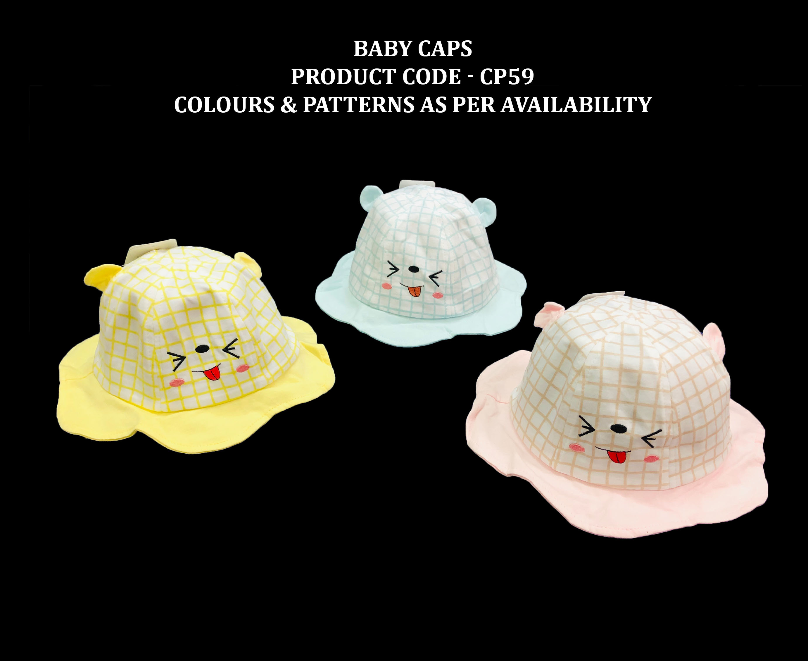 Multi Color Baby Caps