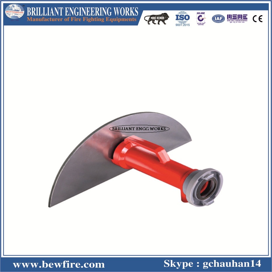 Curtain Nozzle - Brass Material, Small Cover Diameter 0.6-1.5m, Golden Color | 1 Year Warranty, Fire Application, 10-30 Grams Weight