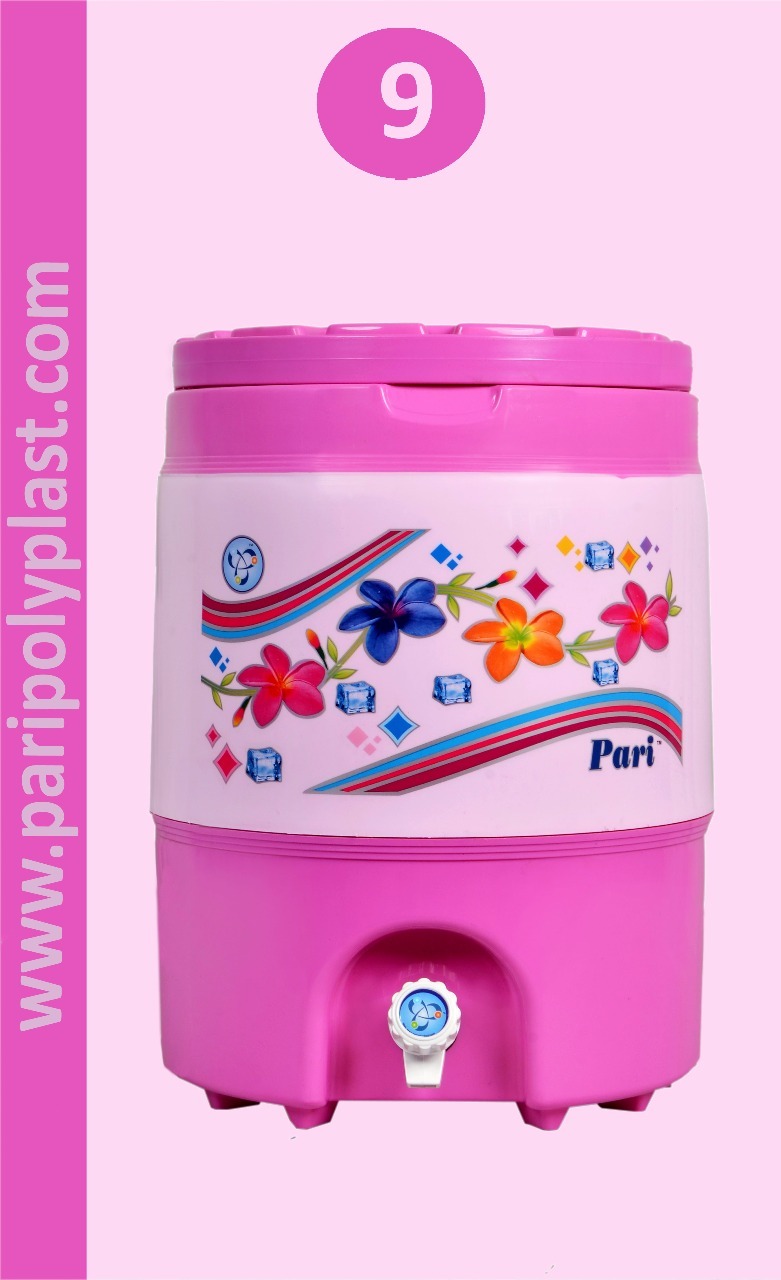 Water Cool Jar - Color: Orange & Black