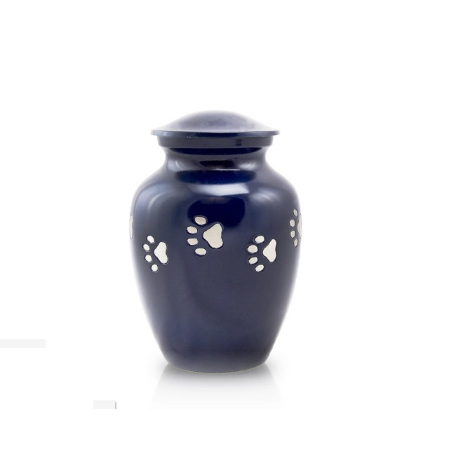 Mix Color Raku Paw Medium Pet Cremation Urn- New