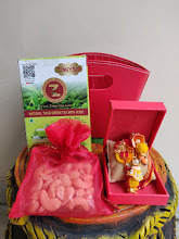 Rakhi Hamper - Multi-material, 6x3x6 Inches, Red Color | Gift Basket Of Joy With Watch Box, Assorted Teas, And Nut Potli