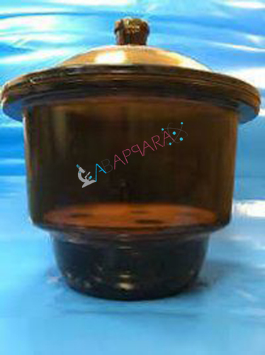 Dessicator Plain Amber Colour