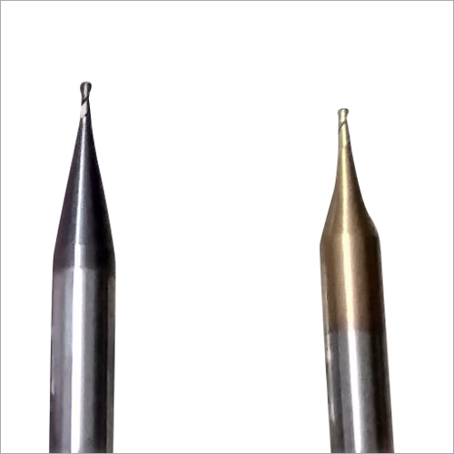 Micro Carbide End Mill - Customized Size, Grey and Brown Color | Durable, High Efficiency, Good Quality for Industrial Use