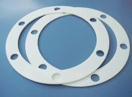 Plain Ptfe Gasket - Virgin & Filled Ptfe, Dia 20 To 1000 Mm, Thickness 3-6 Mm - Heat & Corrosion Resistant, Outstanding Compression Strength, Custom Sizes Available