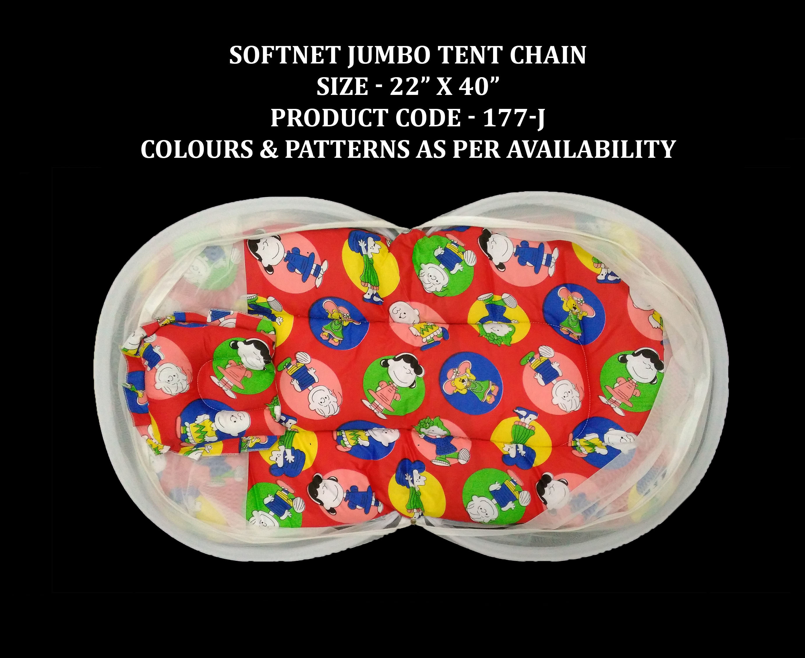 Colours As Per Availability Softnet Tent Chain