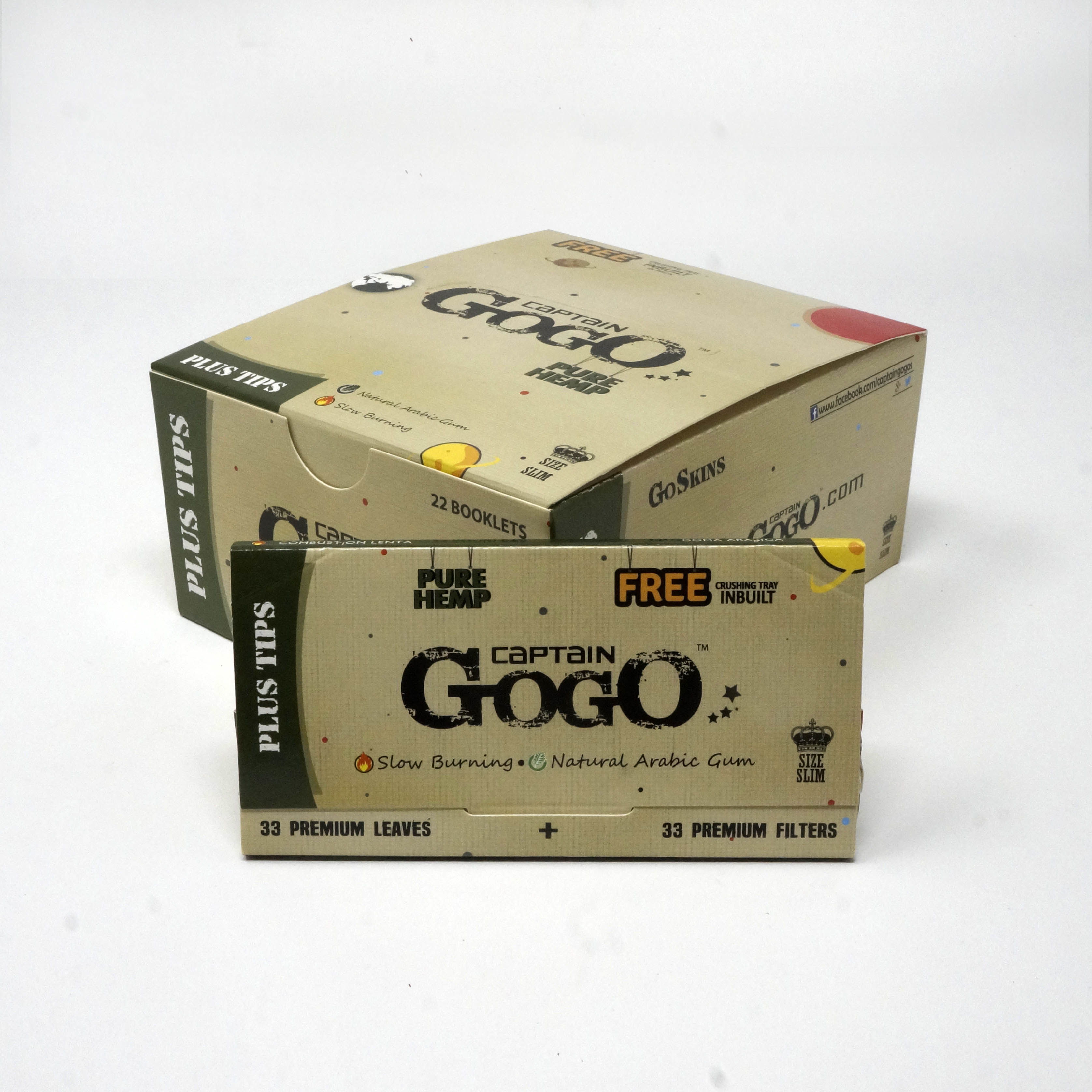 Rolling Paper With Filter Tips King Size Slim Pure Hemp