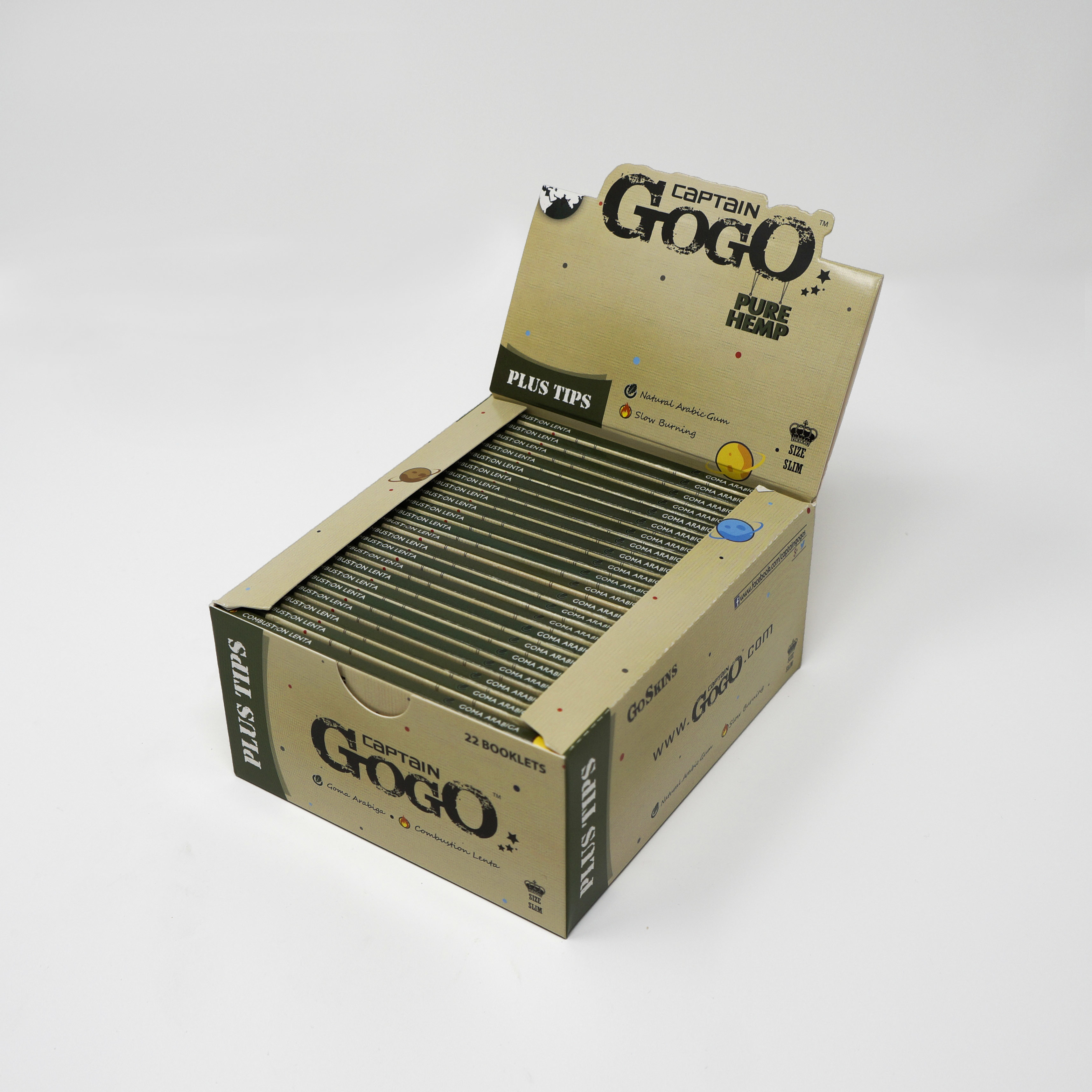 Rolling Paper With Filter Tips King Size Slim Pure Hemp