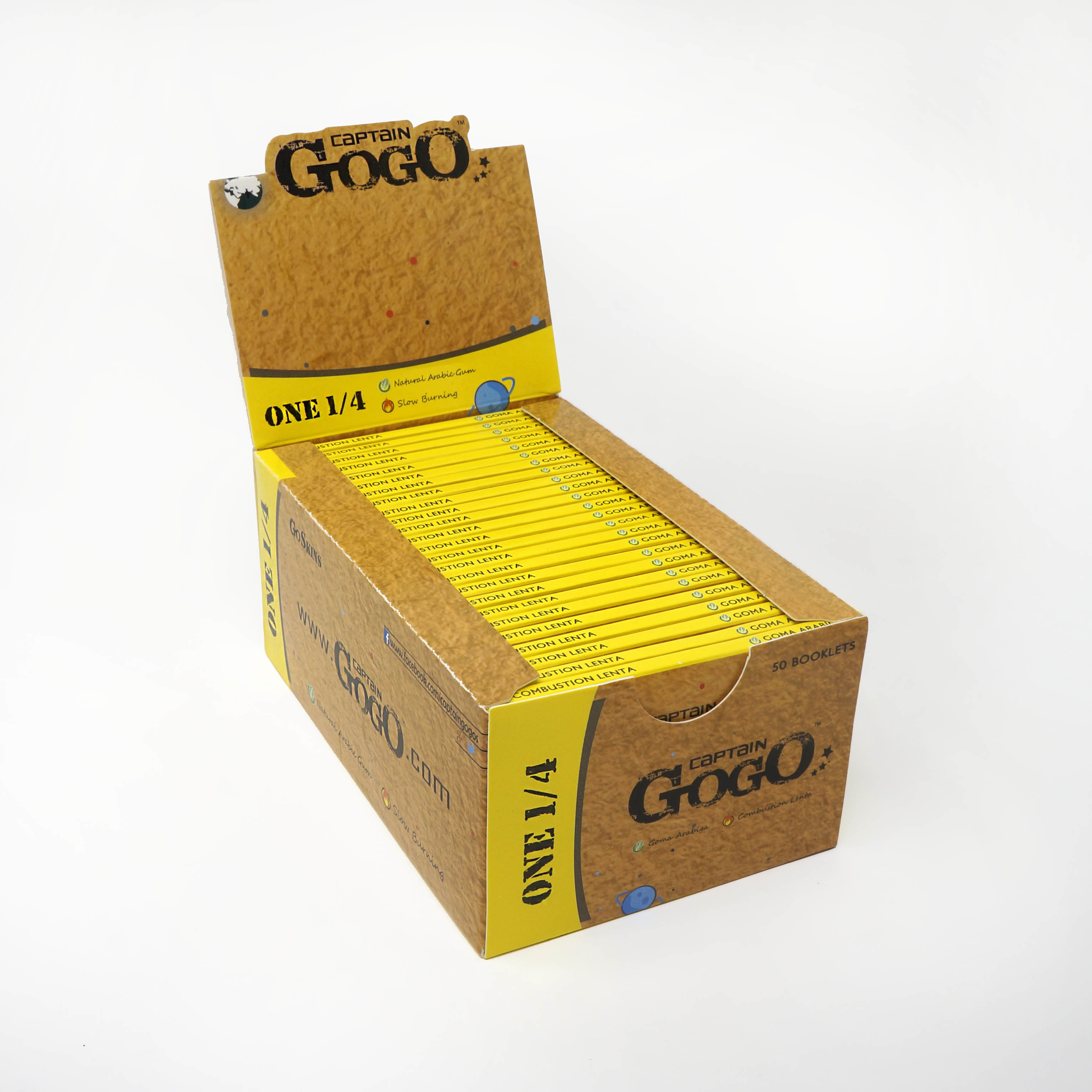 Rolling Paper Unbleached Brown One 1/4 Size: 44mm X 78mm