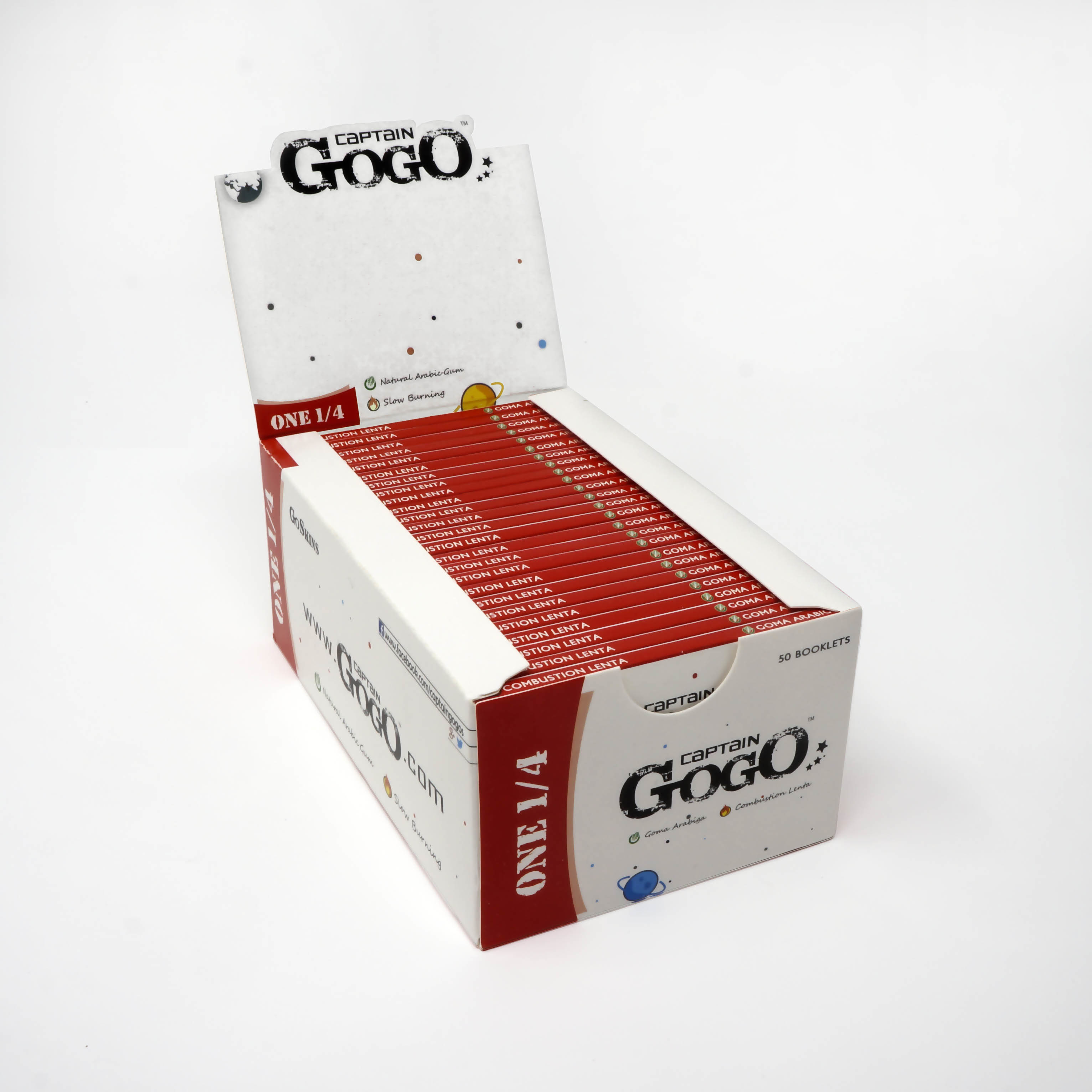 Rolling Paper Bleached White One 1/4 Size: 44mm X 78mm