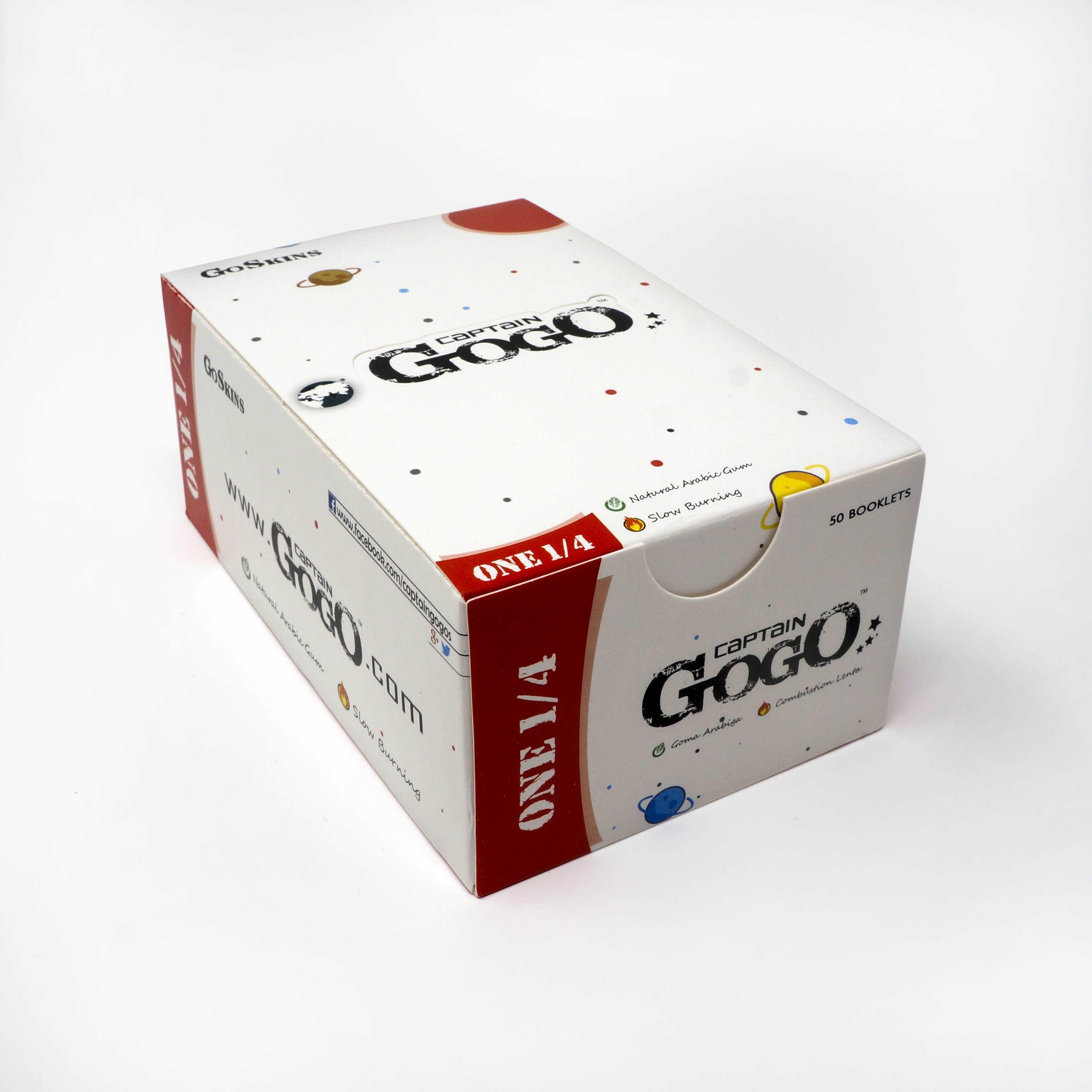 Rolling Paper Bleached White One 1/4 Size: 44mm X 78mm