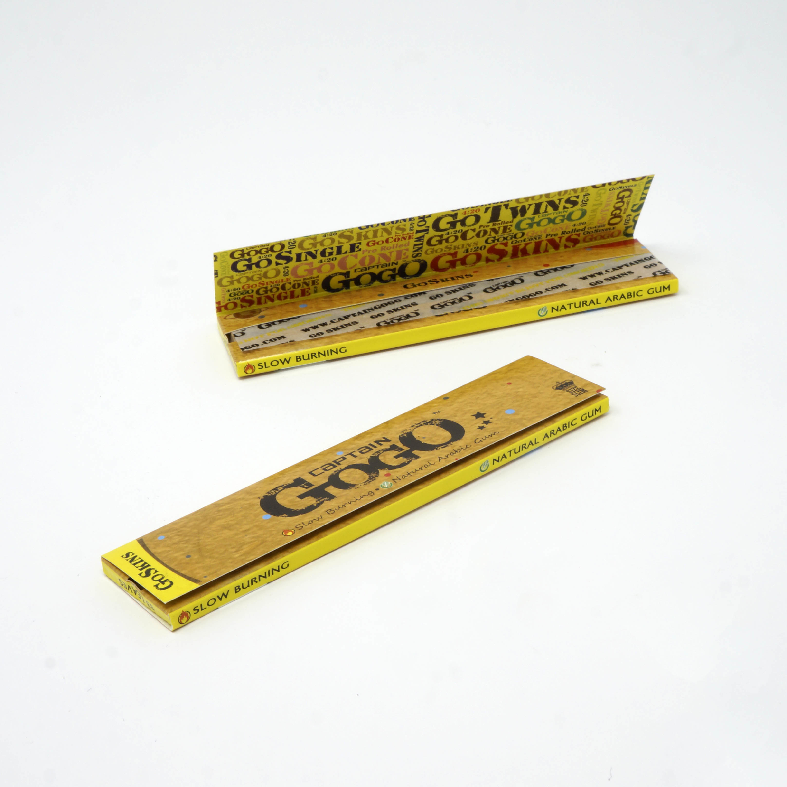 Rolling Paper Unbleached Brown King Size Slim Size: 44mm X 108mm