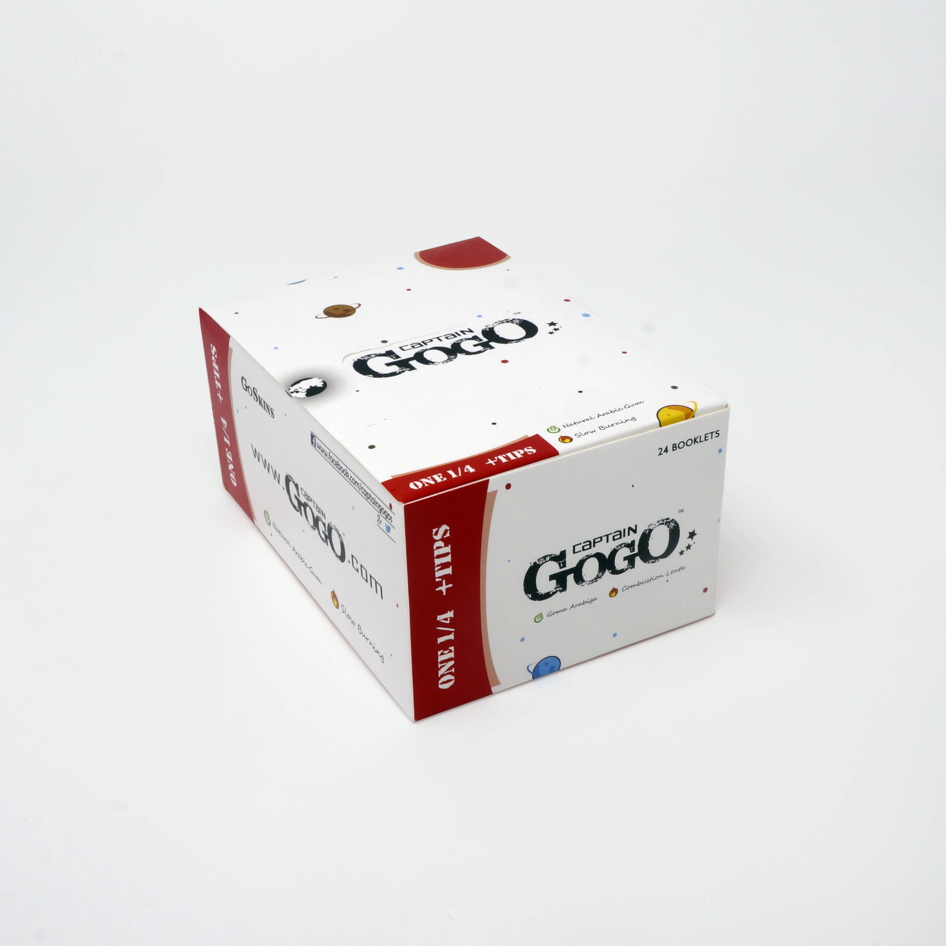One 1/4 Plustips Bleached White Rolling Paper - Virgin Wood Pulp, 50 Leaves Per Pack, 78mm Size, 13 Gsm Slow Burning Paper | Natural Arabic Gum, 4 Colour Printing With Hybrid & Spot Uv