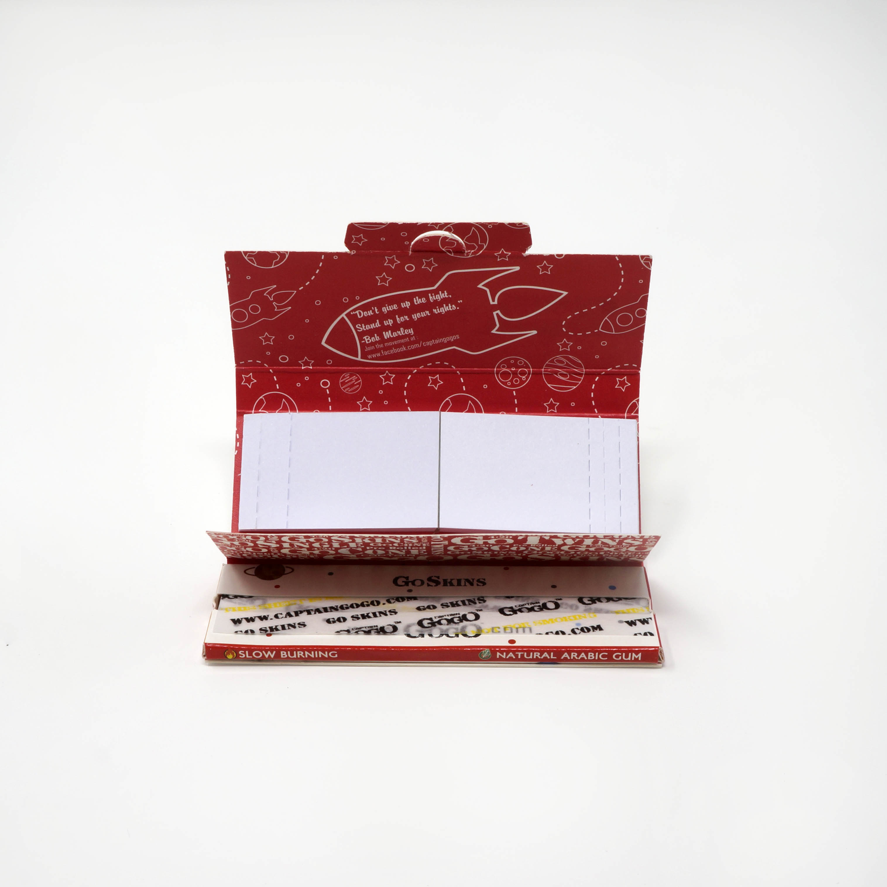 One 1/4 Plustips Bleached White Rolling Paper - Virgin Wood Pulp, 50 Leaves Per Pack, 78mm Size, 13 Gsm Slow Burning Paper | Natural Arabic Gum, 4 Colour Printing With Hybrid & Spot Uv