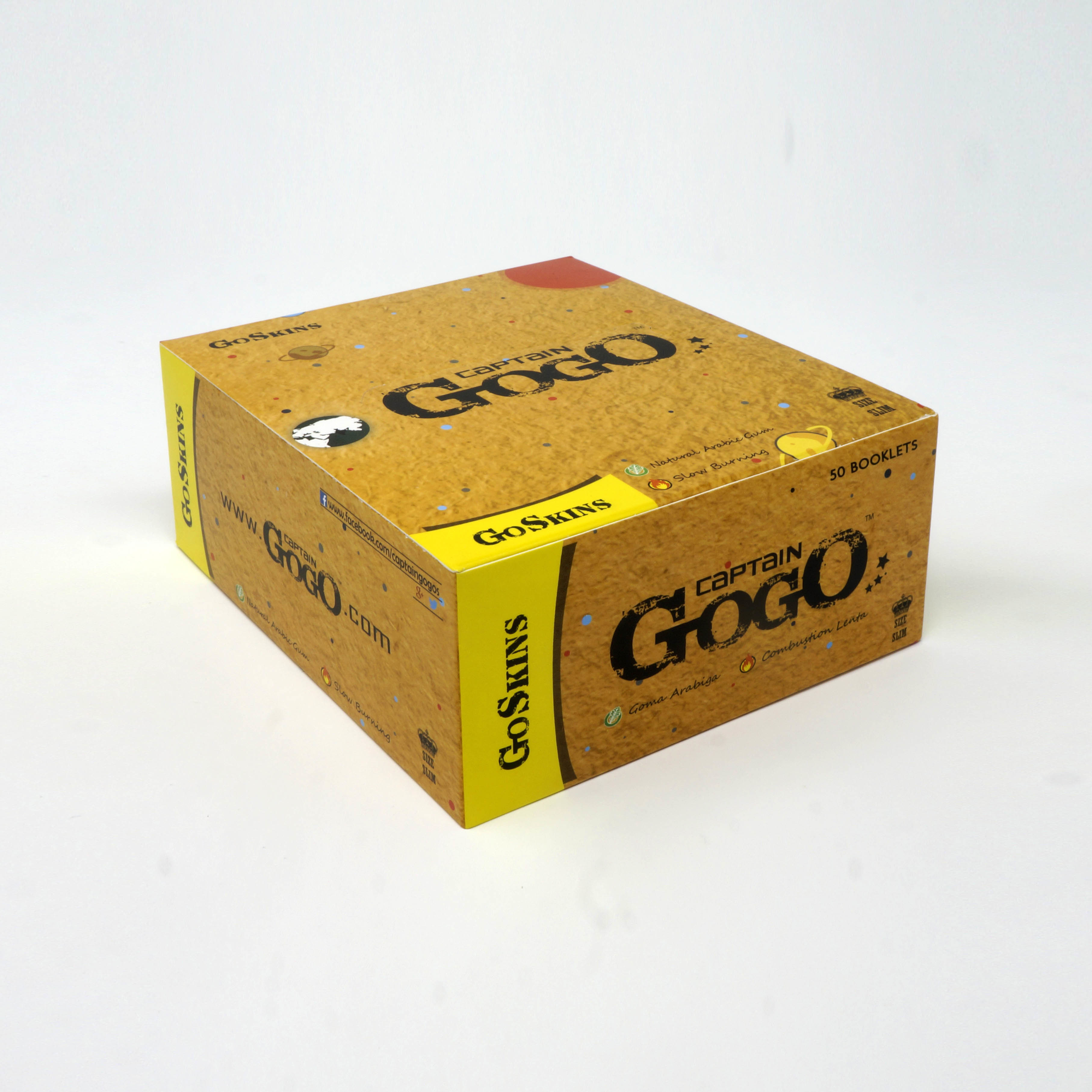 Goskins Unbleached Brown Rolling Paper Size: 44mm X 108mm