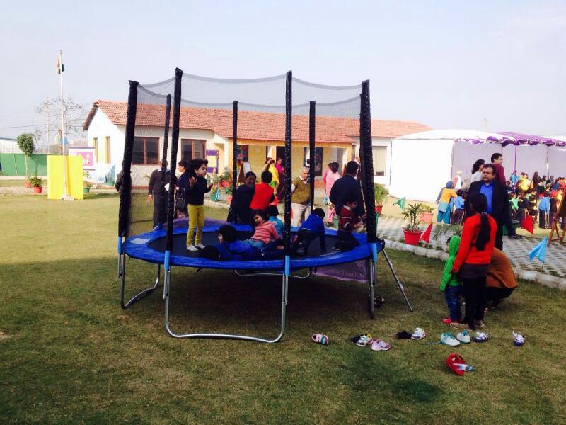 Kids Jumping Trampoline - Heavy Duty Polypropylene, Customizable Size For Up To 6 Years Old