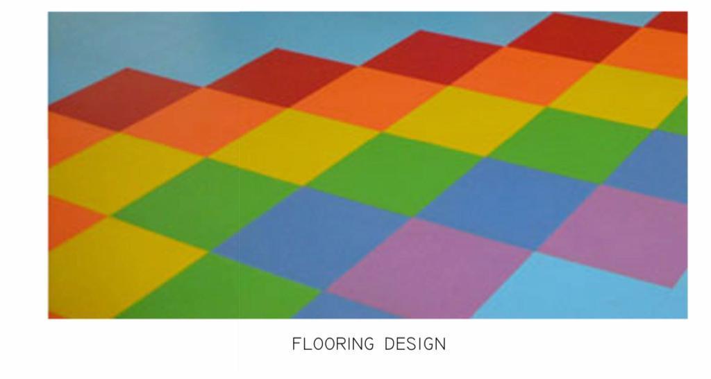 Kids School Flooring - Pvc Material, 2-20 Meter Size, 2mm Thickness | Anti-slip Design, Moisture Resistant, Non-water Absorbent