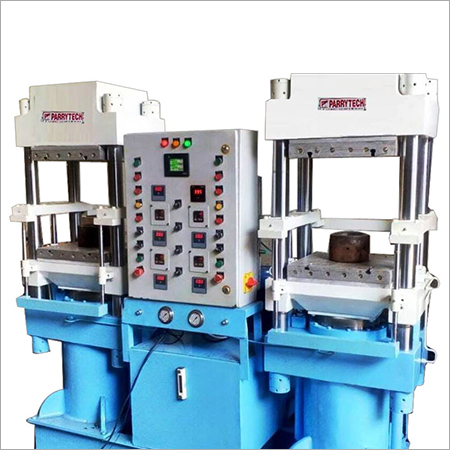 Double Station Hydraulic Rubber Moulding Press - Color: As Per Customer Requirement