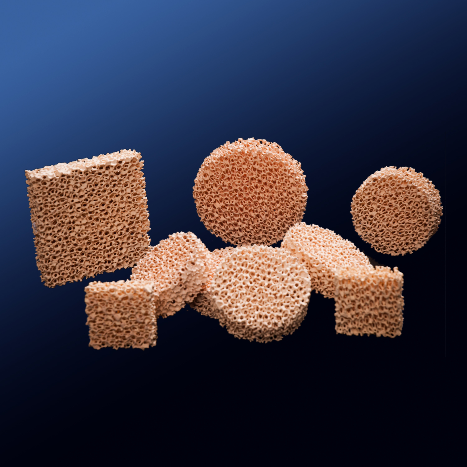 Zirconia Ceramic Foam Filter Capacity: 6600 Kg/day