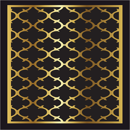 Boundary Wall Grills - Alloyed Metal, Custom Sizes, Black And Golden, Modern Style | Easily Assembled, Galvanized, Powder Coated, Rust Resistant