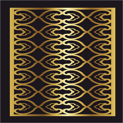 Boundary Wall Grills - Alloyed Metal, Custom Sizes, Black And Golden, Modern Style | Easily Assembled, Galvanized, Powder Coated, Rust Resistant