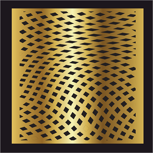Customized Boundary Wall Grills - Black & Golden, Modern Style, Easily Assembled, Galvanized & Powder Coated Finish, Custom Size Options