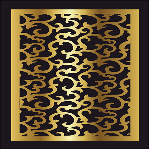 Customized Boundary Wall Grills - Black & Golden, Modern Style, Easily Assembled, Galvanized & Powder Coated Finish, Custom Size Options