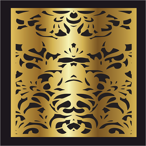 Customized Boundary Wall Grills - Black & Golden, Modern Style, Easily Assembled, Galvanized & Powder Coated Finish, Custom Size Options