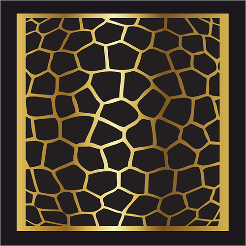Customized Boundary Wall Grills - Black & Golden, Modern Style, Easily Assembled, Galvanized & Powder Coated Finish, Custom Size Options