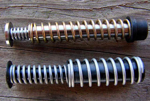 Recoil Spring - Round Wire, Cylindrical Shape | Open-coil, Axial Resistance, Durable Design, Energy Storage, Stress-relieved, Versatile Use