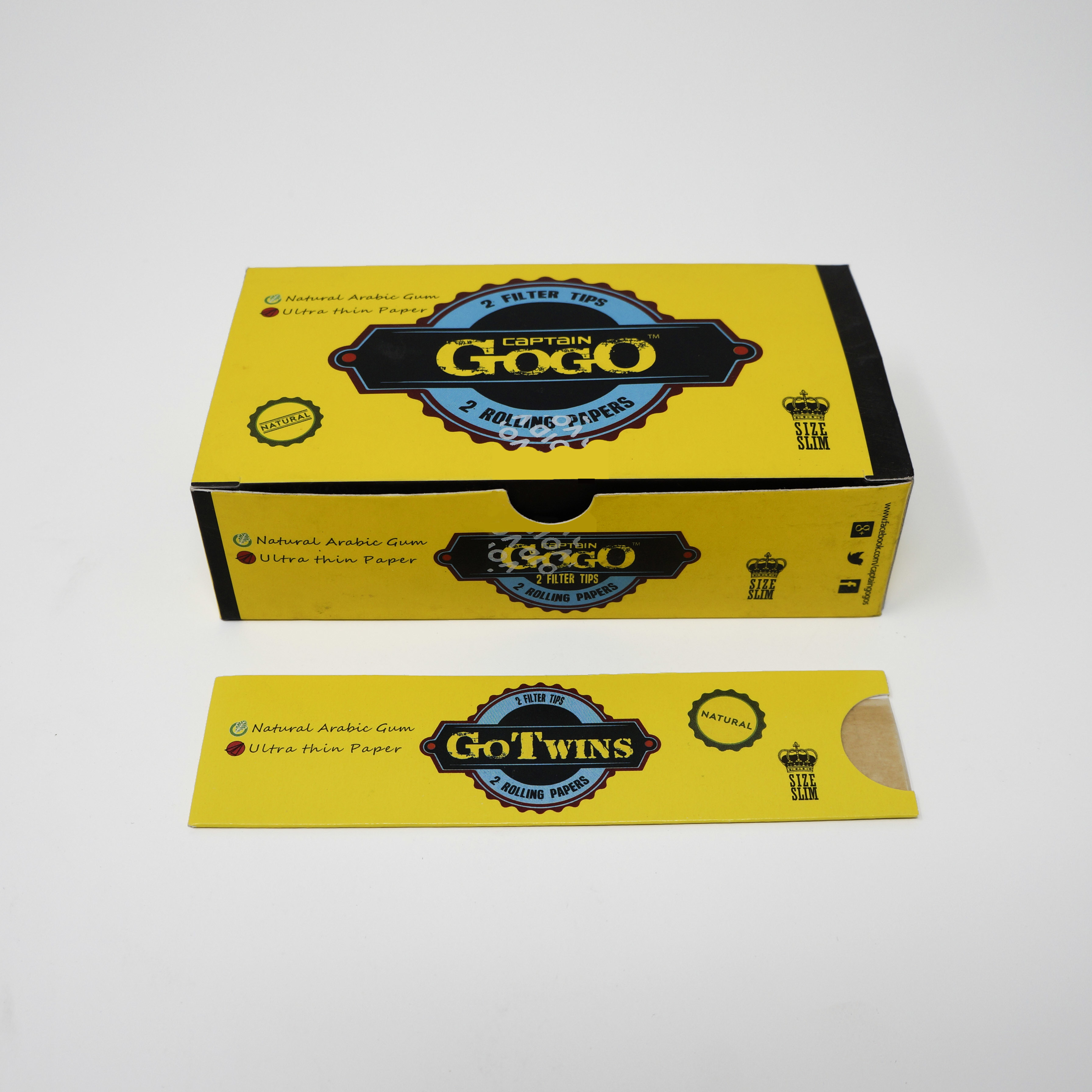 Gotwins Unbleached Brown Rolling Paper - 12.5 Gsm Virgin Wood Pulp