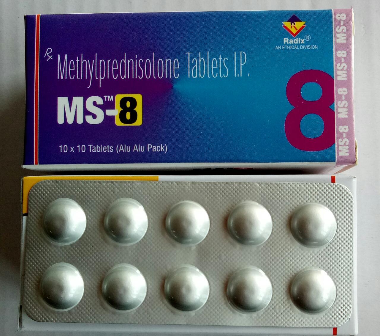 Tablets Methylprednisolone 4 Mg 8 Mg &16 Mg
