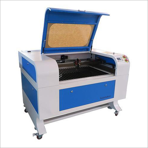 Industrial Laser Cutting Machine - Metal | 60W, 80W, 100W Power, 0.1-25 mm Cutting Thickness, Speed Max 1-300/1-500 mm/s, Automatic CNC, Blue, PLC Control, 220-415V, 1-Year Warranty