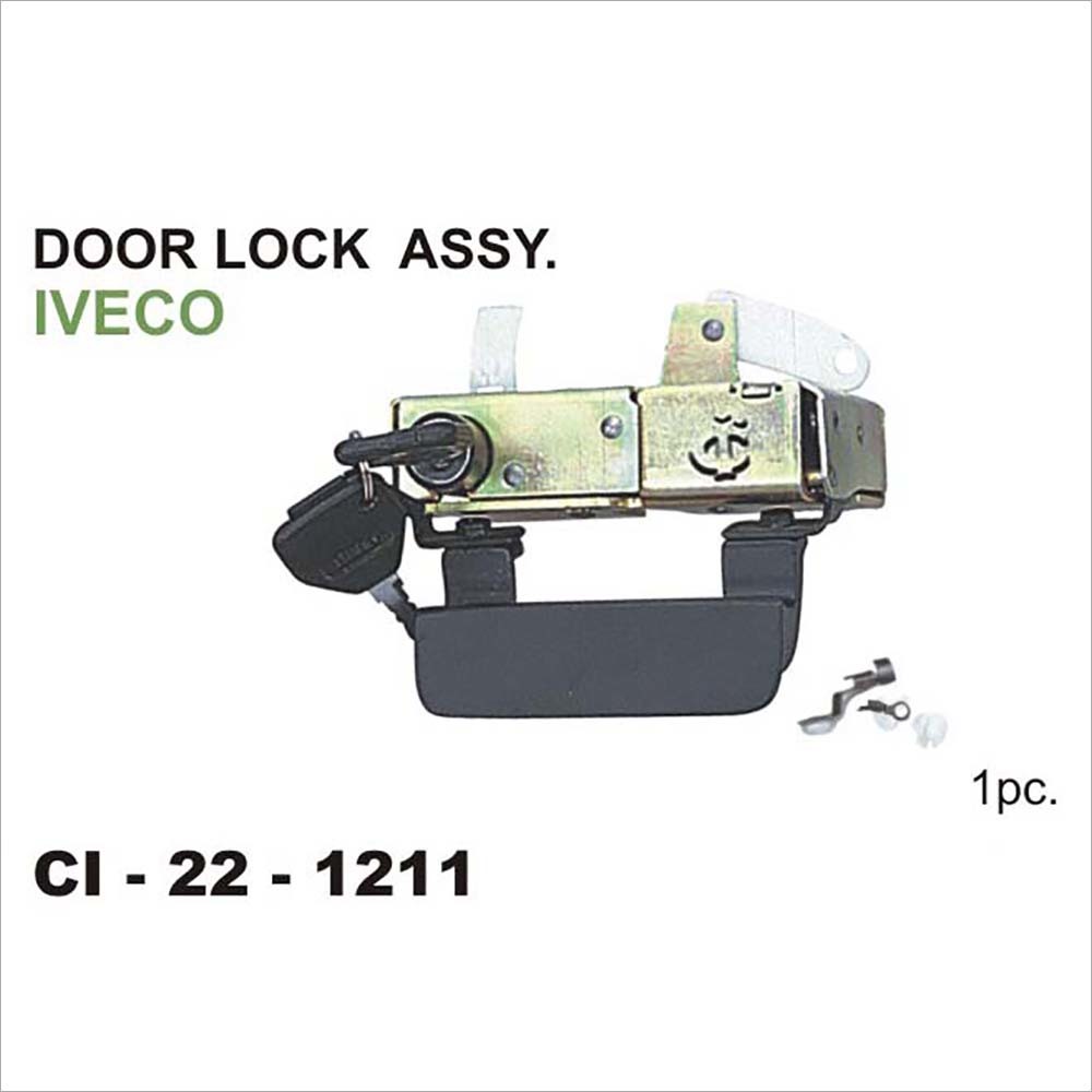 Iveco Door Lock Assembly - Stainless Steel | Polished Finish, 4-Wheeler Compatible, Various Models Available