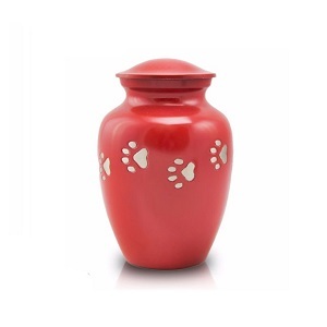 Pink Large Paw Path Cremation Urn